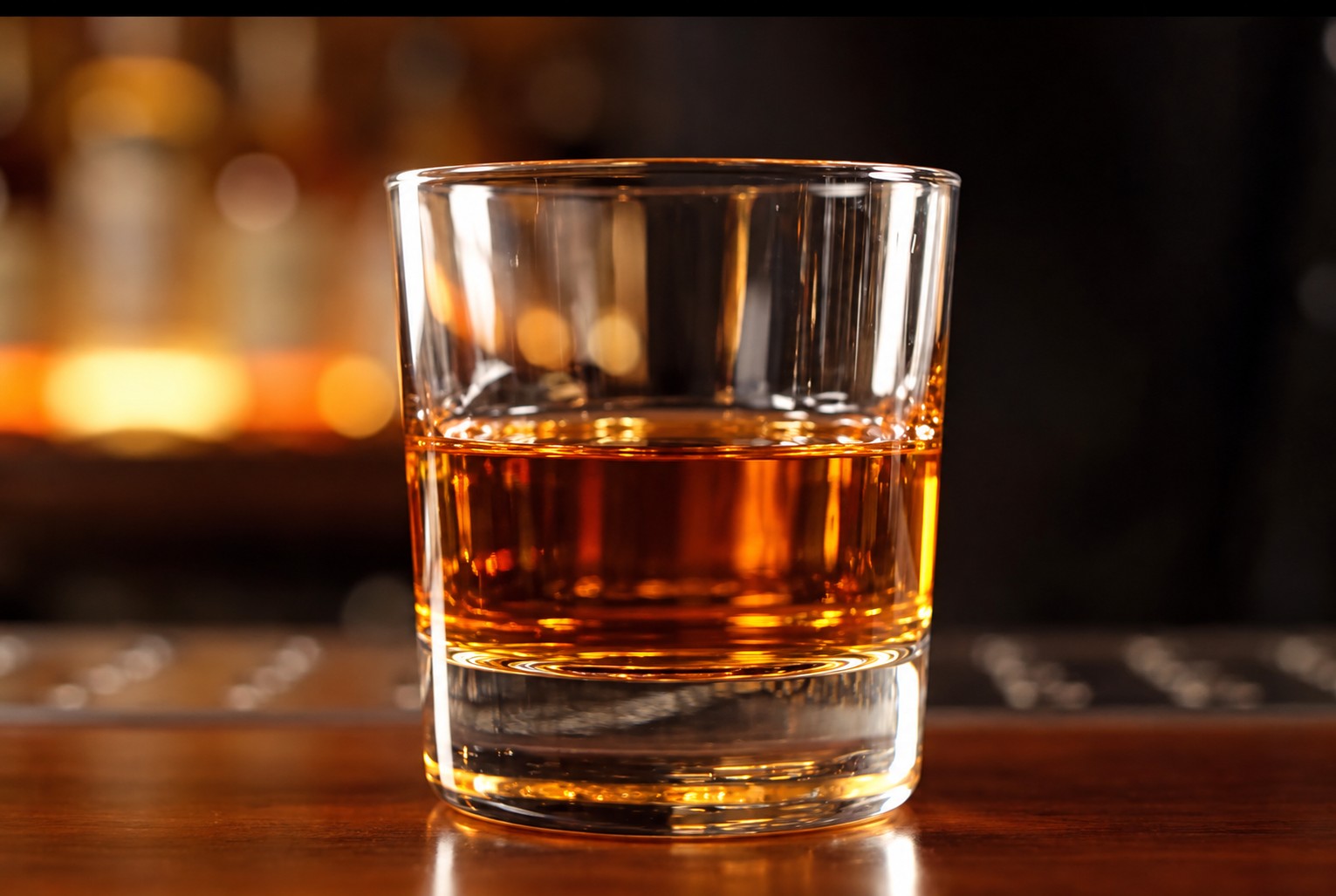 Black Wolf Reserve poured neat in a rocks glass